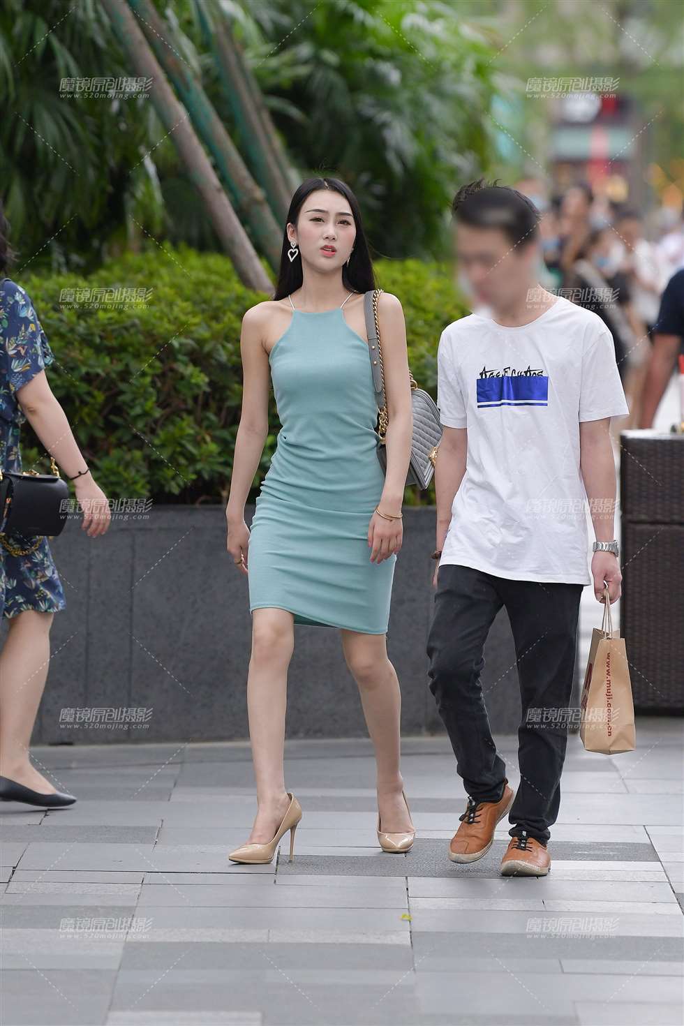 图片[4]-包臀裙 细高跟美女-街拍流行馆