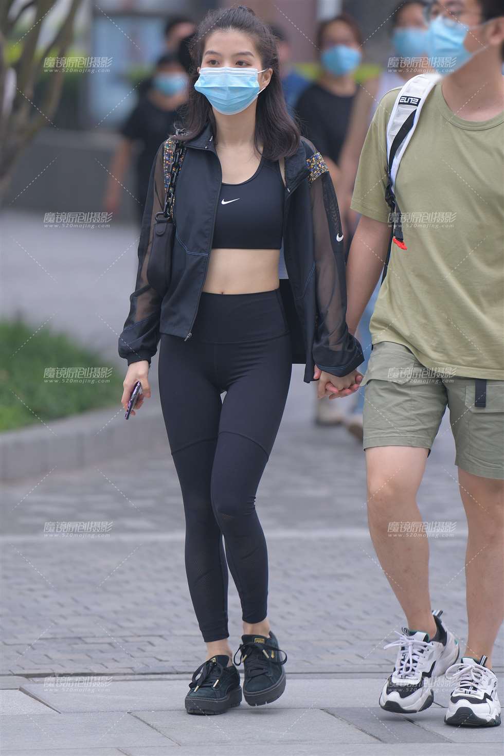 图片[5]-【红石赛帖】黑色瑜伽裤美女-街拍流行馆