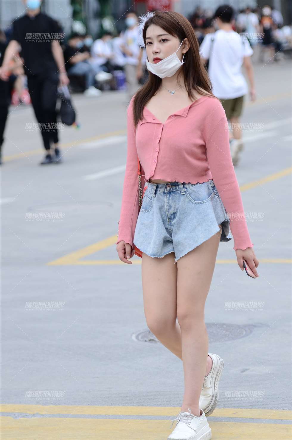 图片[4]-【神摄手赛贴】牛仔小裙裤-街拍流行馆
