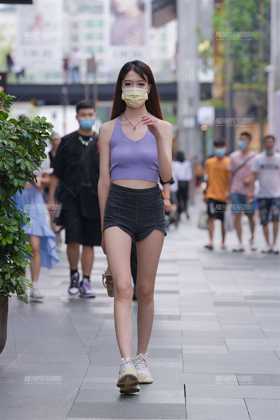 图片[5]-真心美的大长腿美女-街拍流行馆