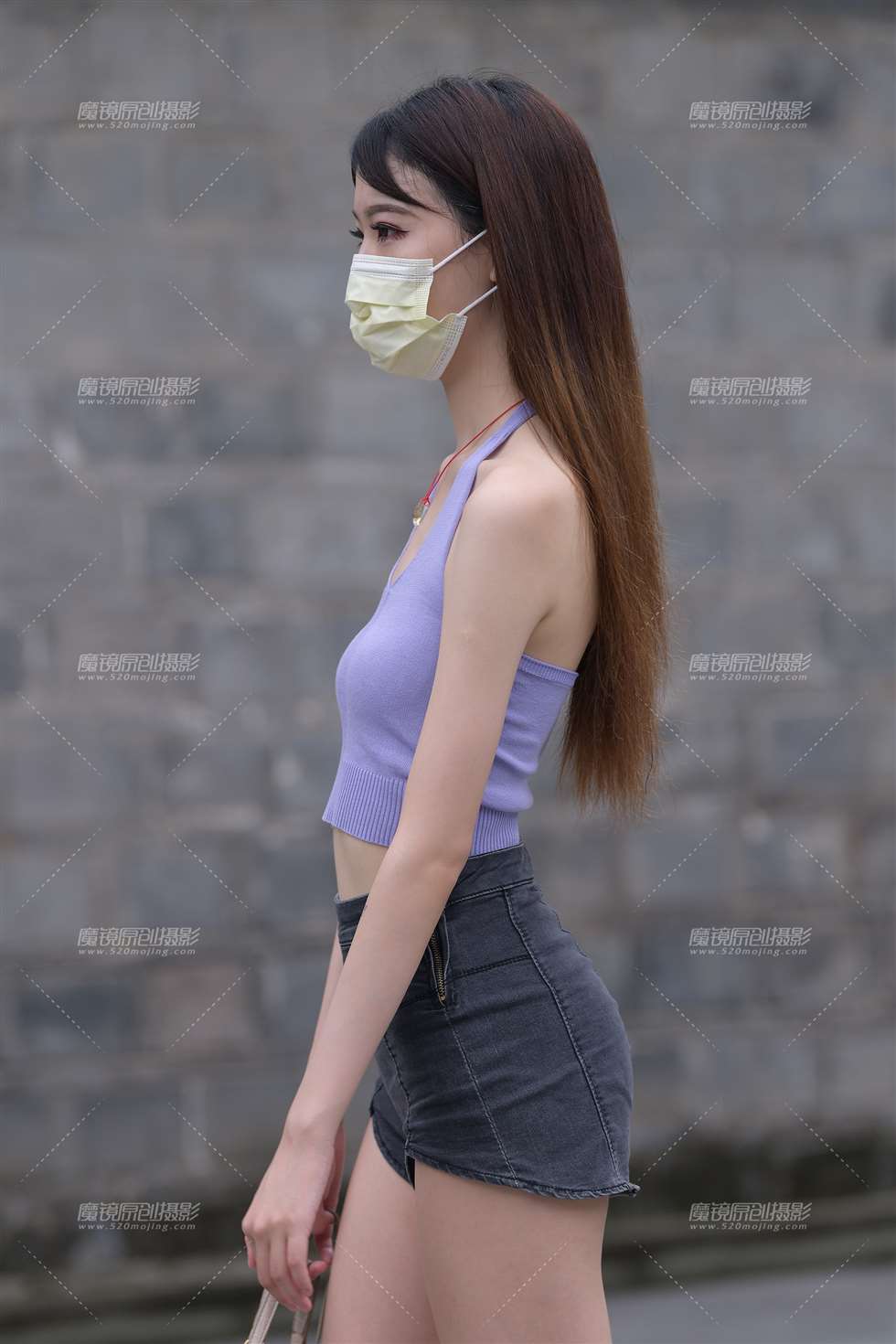 图片[3]-真心美的大长腿美女-街拍流行馆