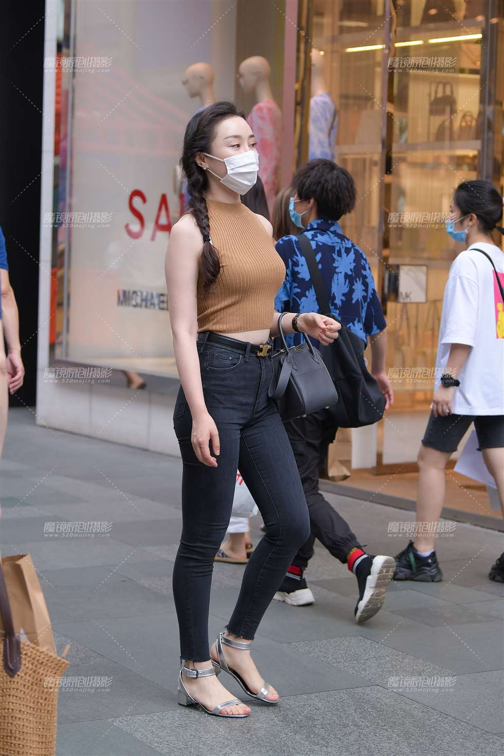 图片[5]-满分的紧牛美女-街拍流行馆