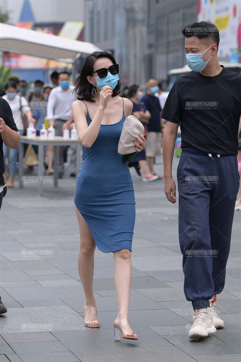 图片[5]-韵味的开叉裙**-街拍流行馆