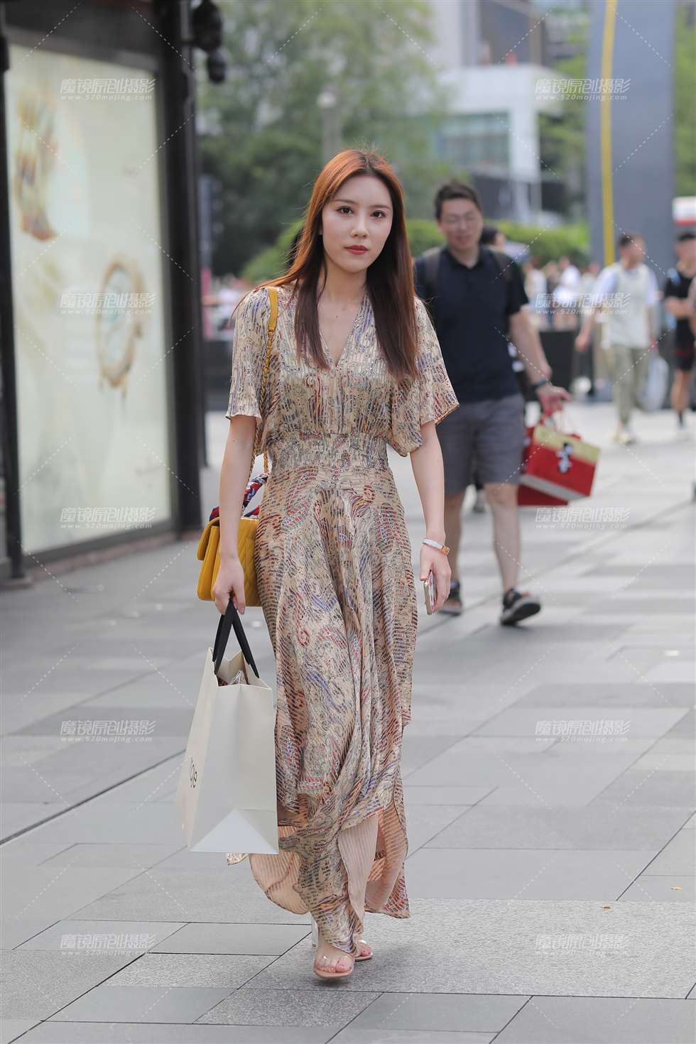 图片[3]-【补档】优雅的连衣裙美女-街拍流行馆