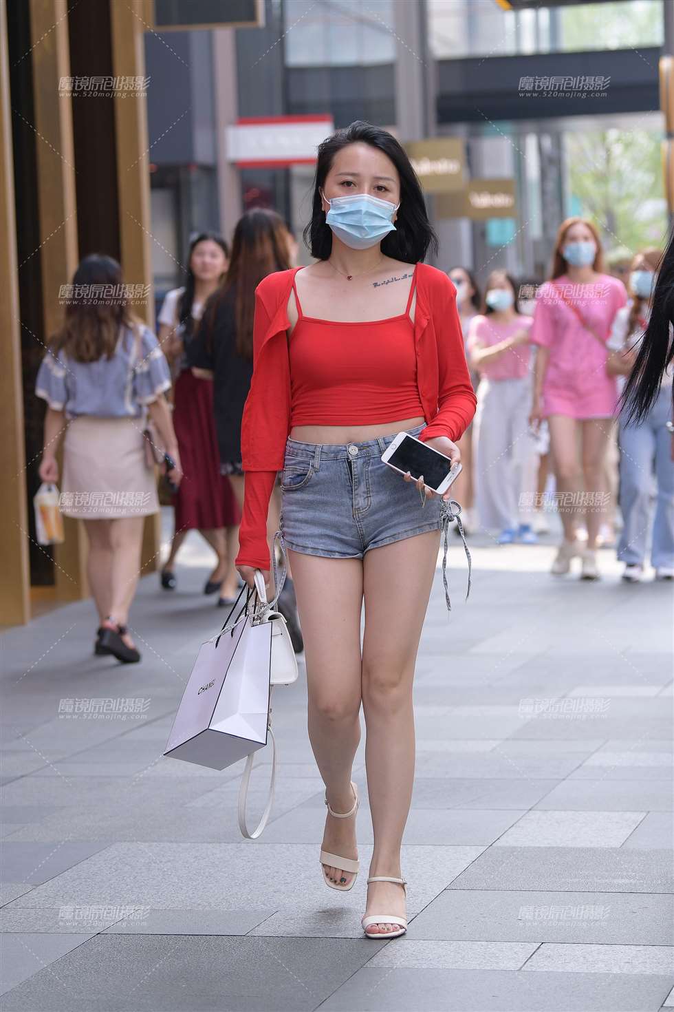 图片[4]-热裤 ，美腿，美**~-街拍流行馆