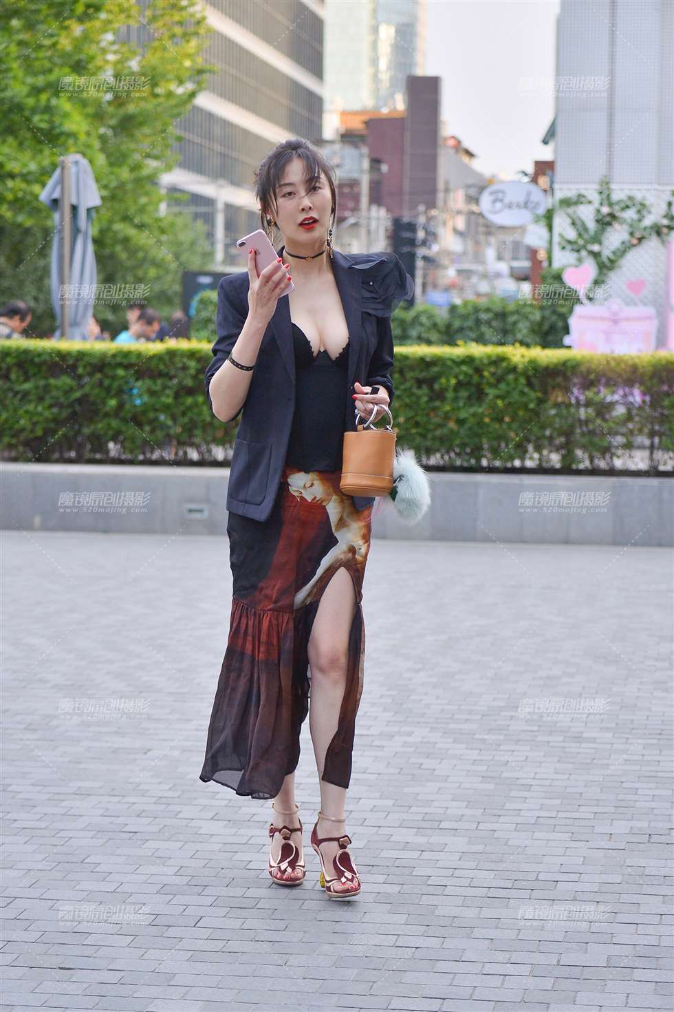图片[1]-时尚高雅魅力御姐-街拍流行馆