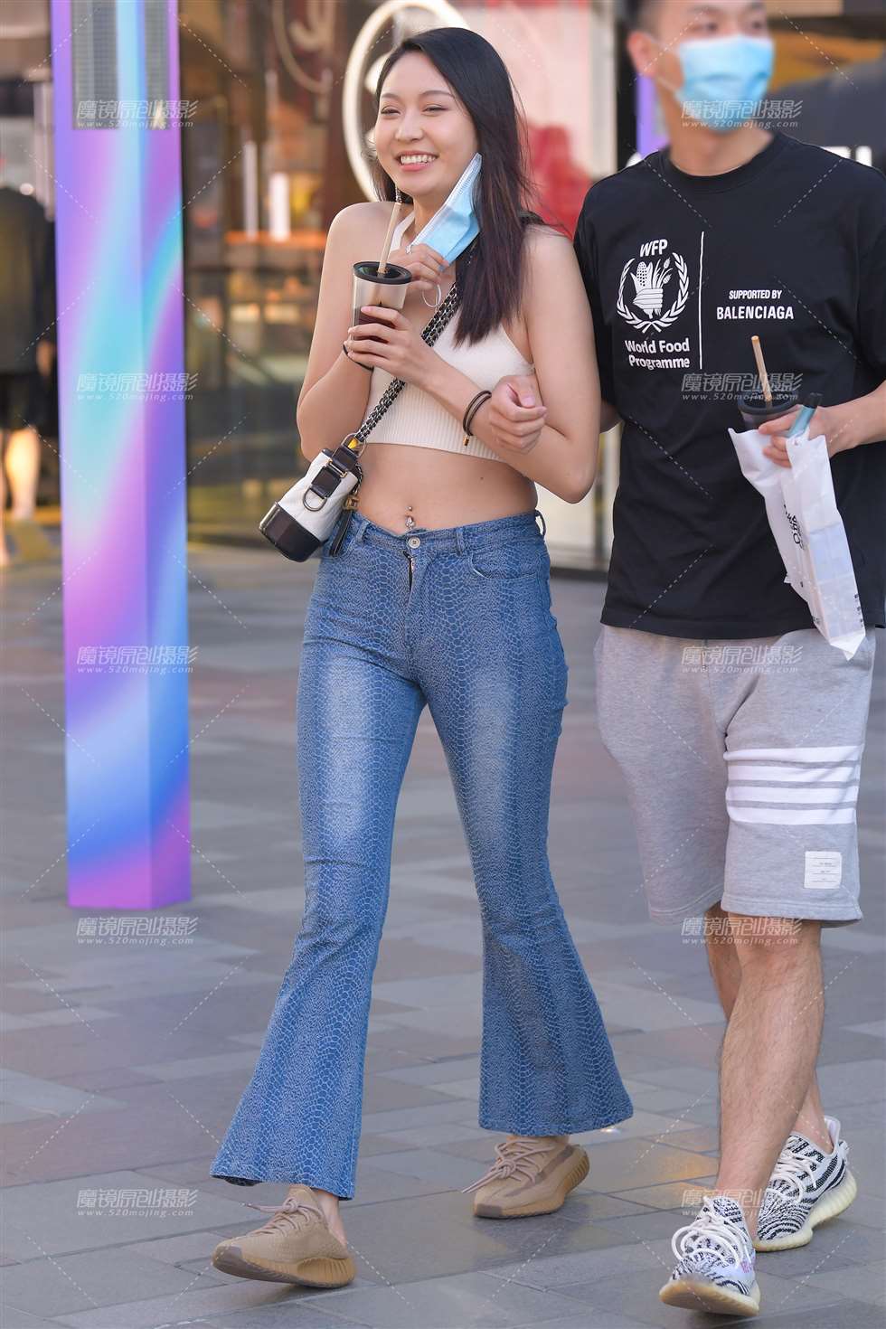 图片[4]-【红石赛贴】性感牛仔裤美女-街拍流行馆