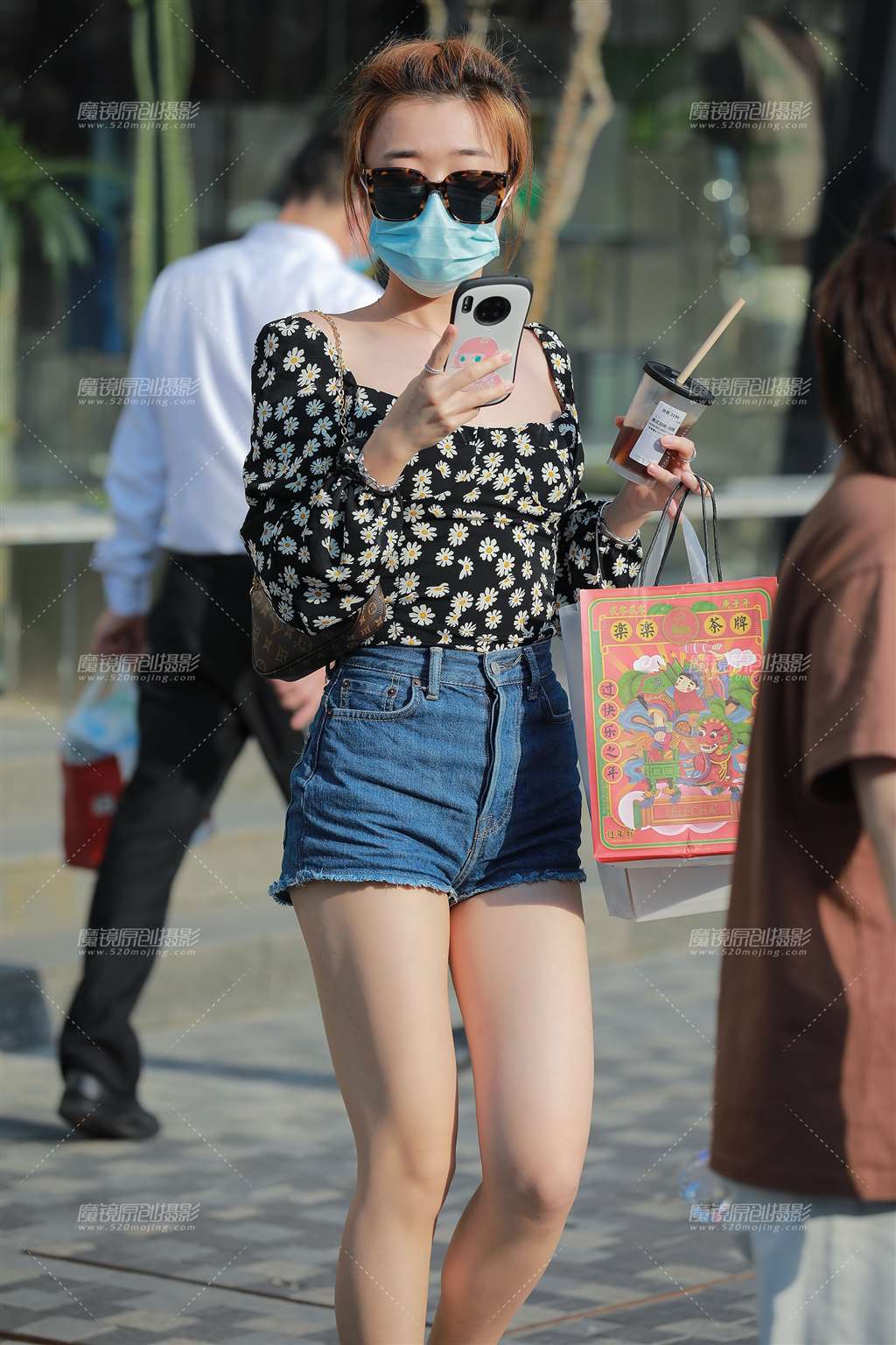 图片[5]-奶茶热裤Y Y小美女-街拍流行馆