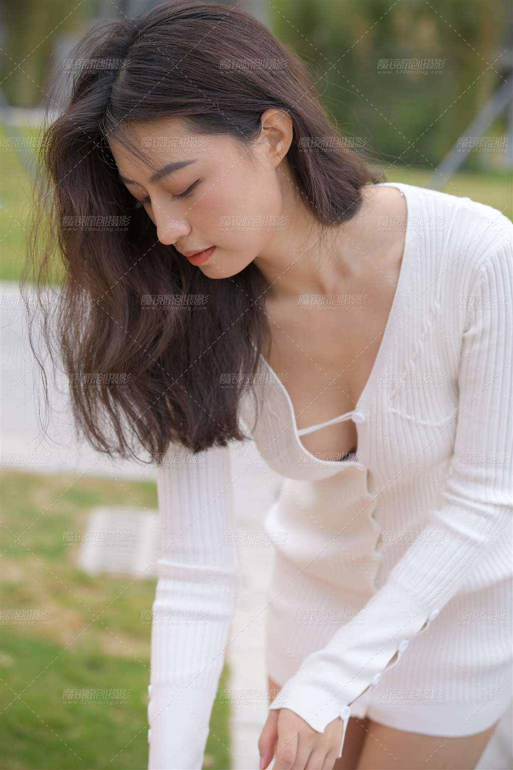 图片[3]-【红石摄影作品】白裙女孩-街拍流行馆