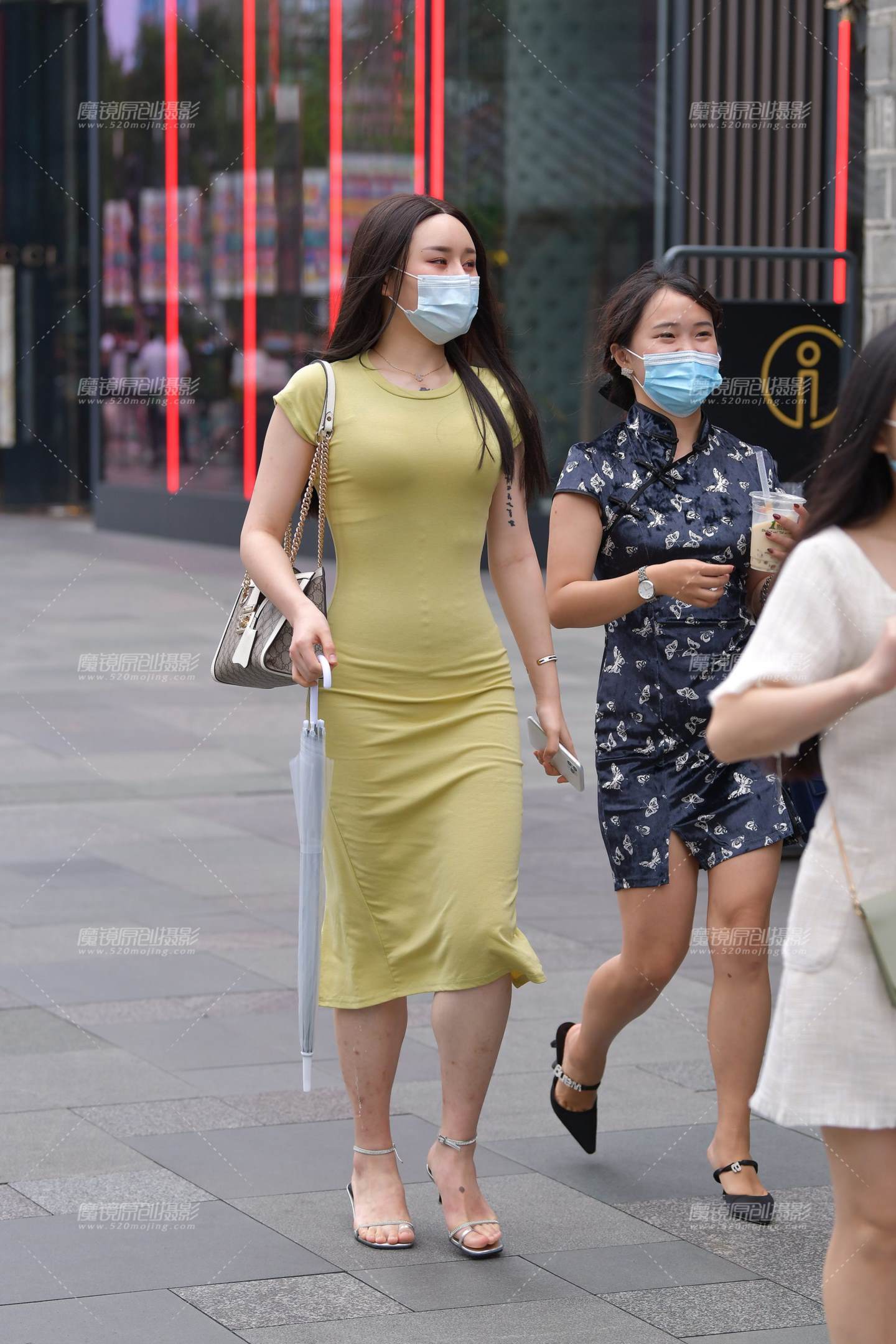 图片[3]-性感开叉修身裙~-街拍流行馆