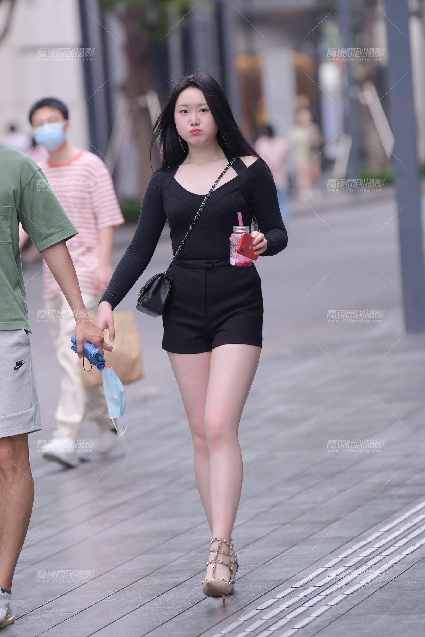 图片[3]-肉嘟嘟的大白腿女孩~-街拍流行馆