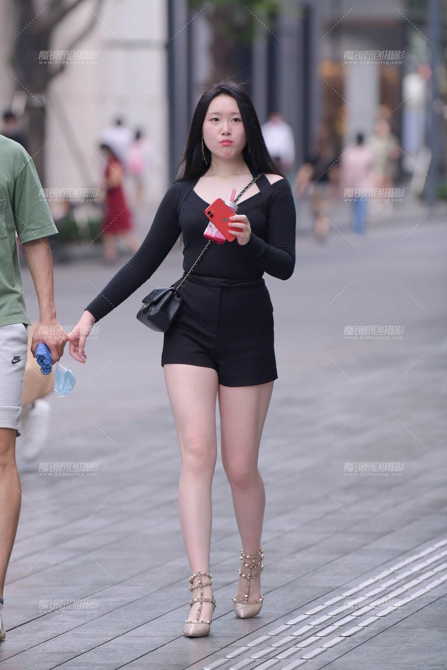 图片[4]-肉嘟嘟的大白腿女孩~-街拍流行馆
