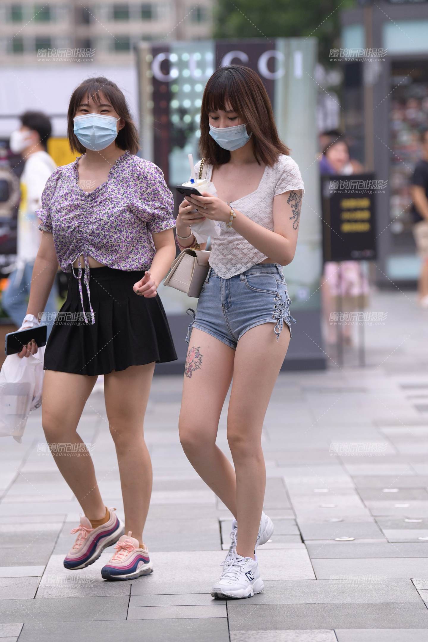 图片[5]-超短热裤女孩~-街拍流行馆