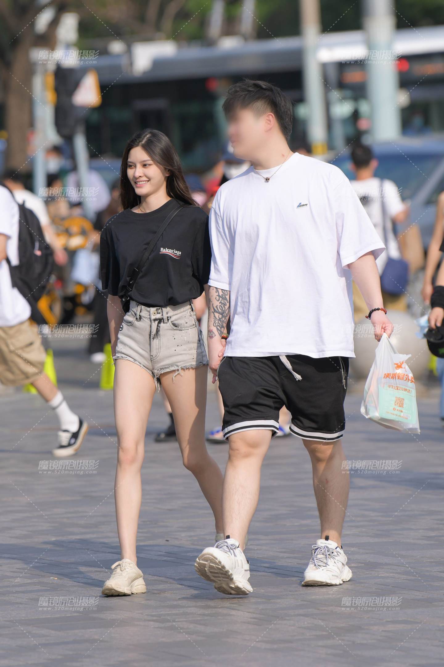 图片[3]-热裤女友-街拍流行馆