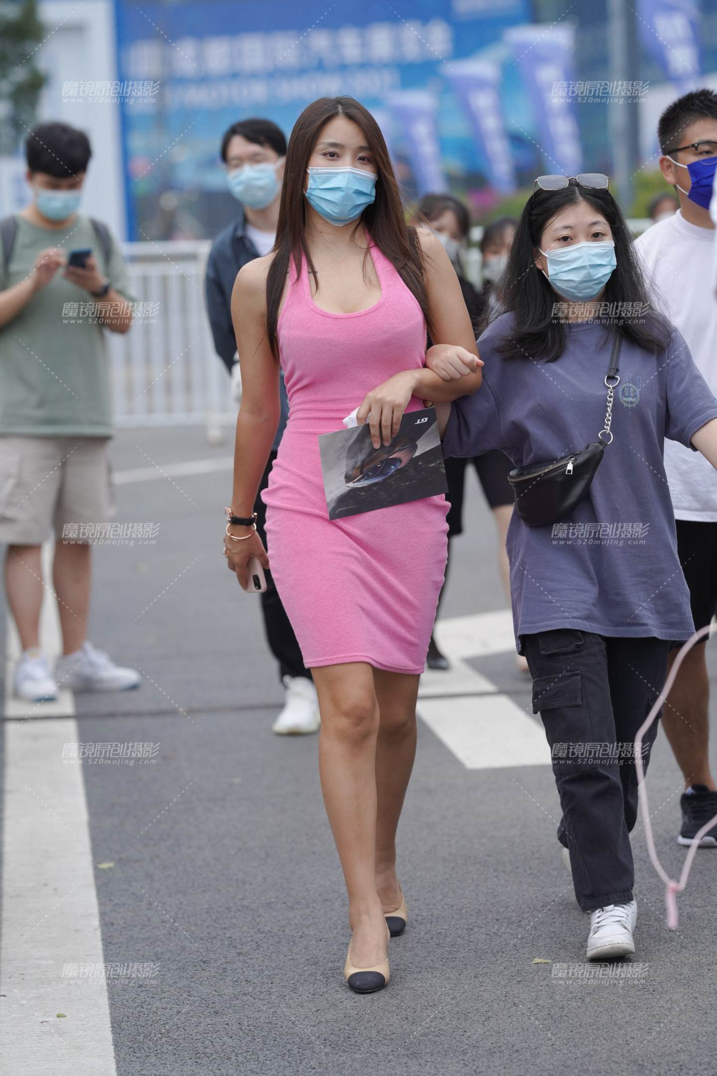 图片[5]-粉裙-街拍流行馆