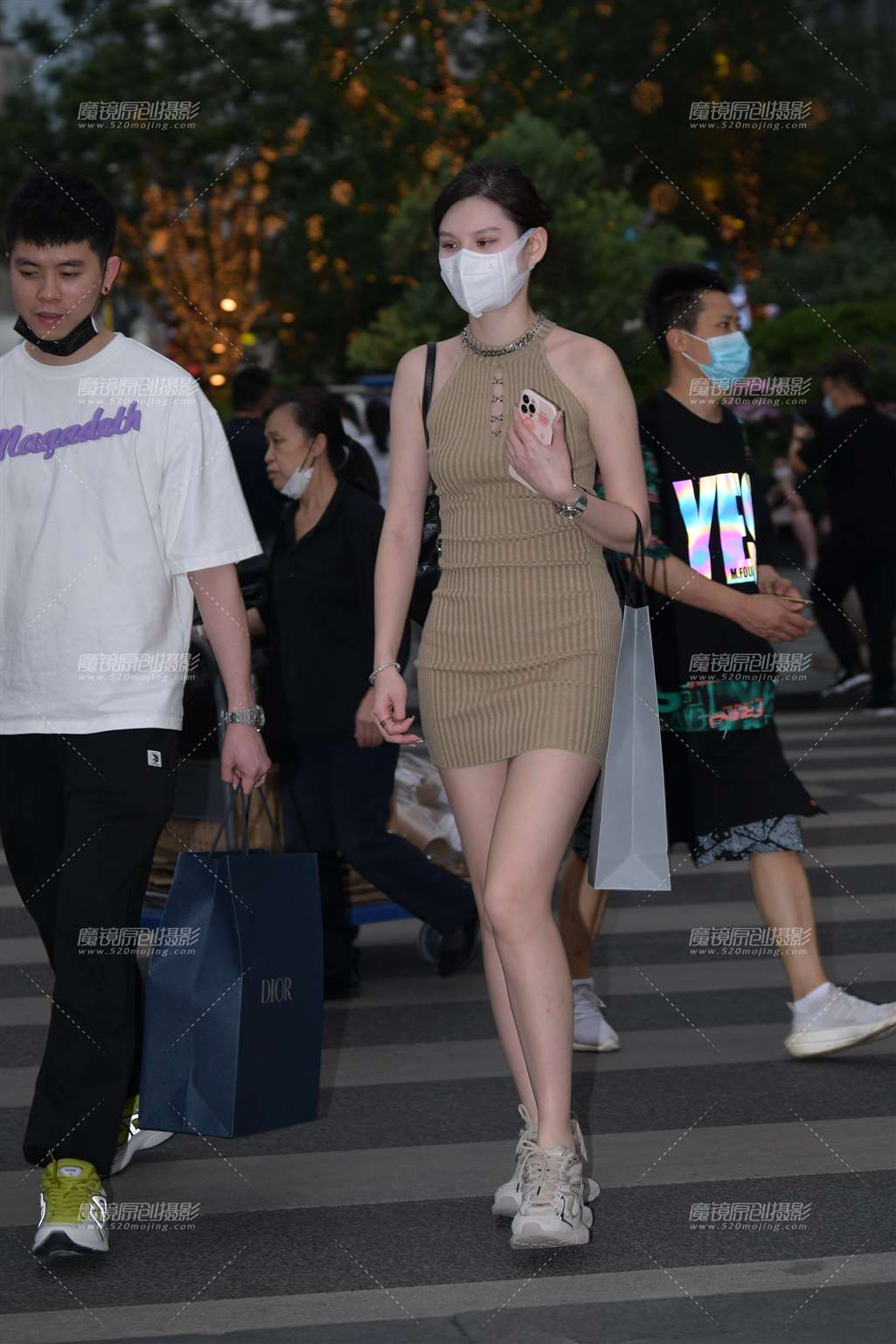 图片[4]-卡其色包臀裙-街拍流行馆