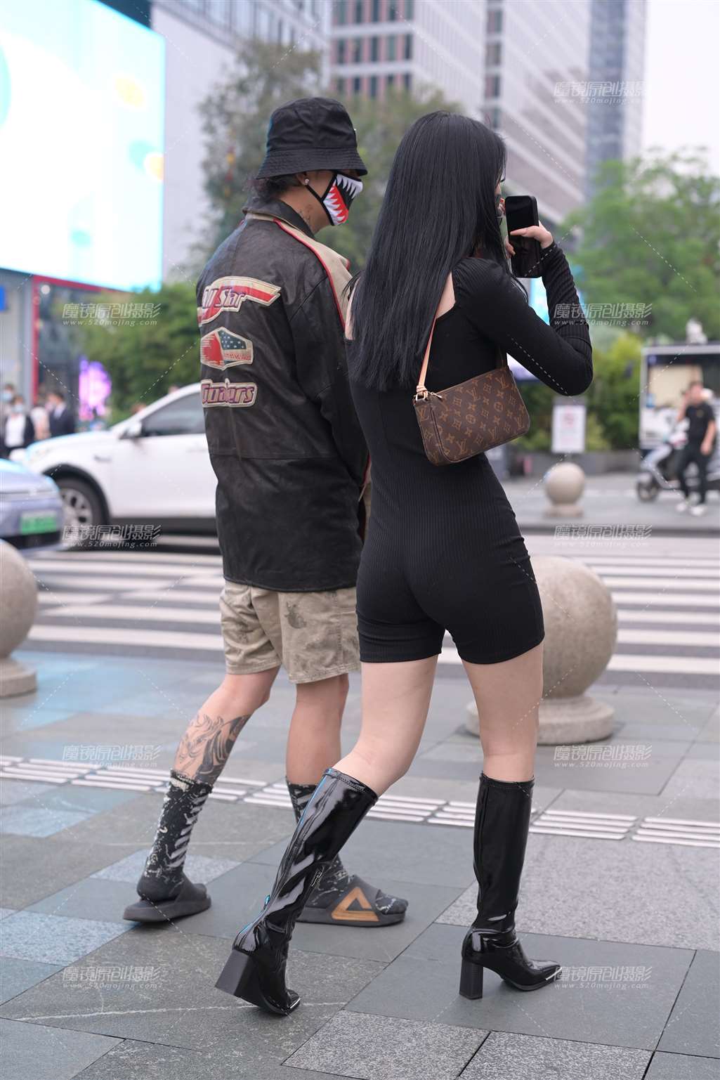 图片[3]-蜜桃美女-街拍流行馆
