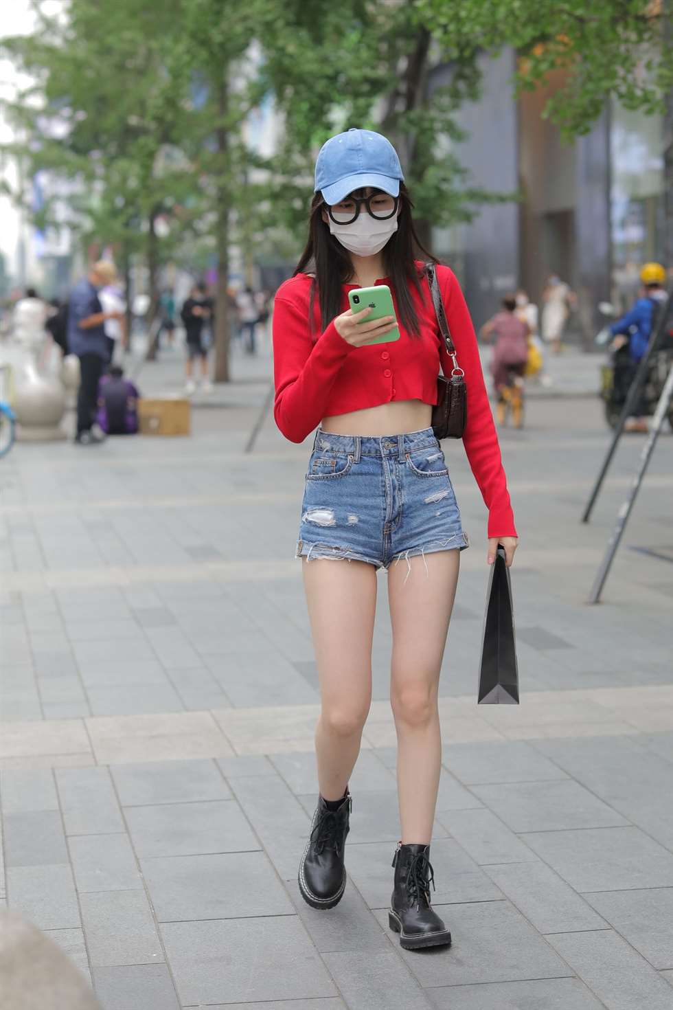 图片[3]-凯恩公爵街拍作品热裤女孩-街拍流行馆