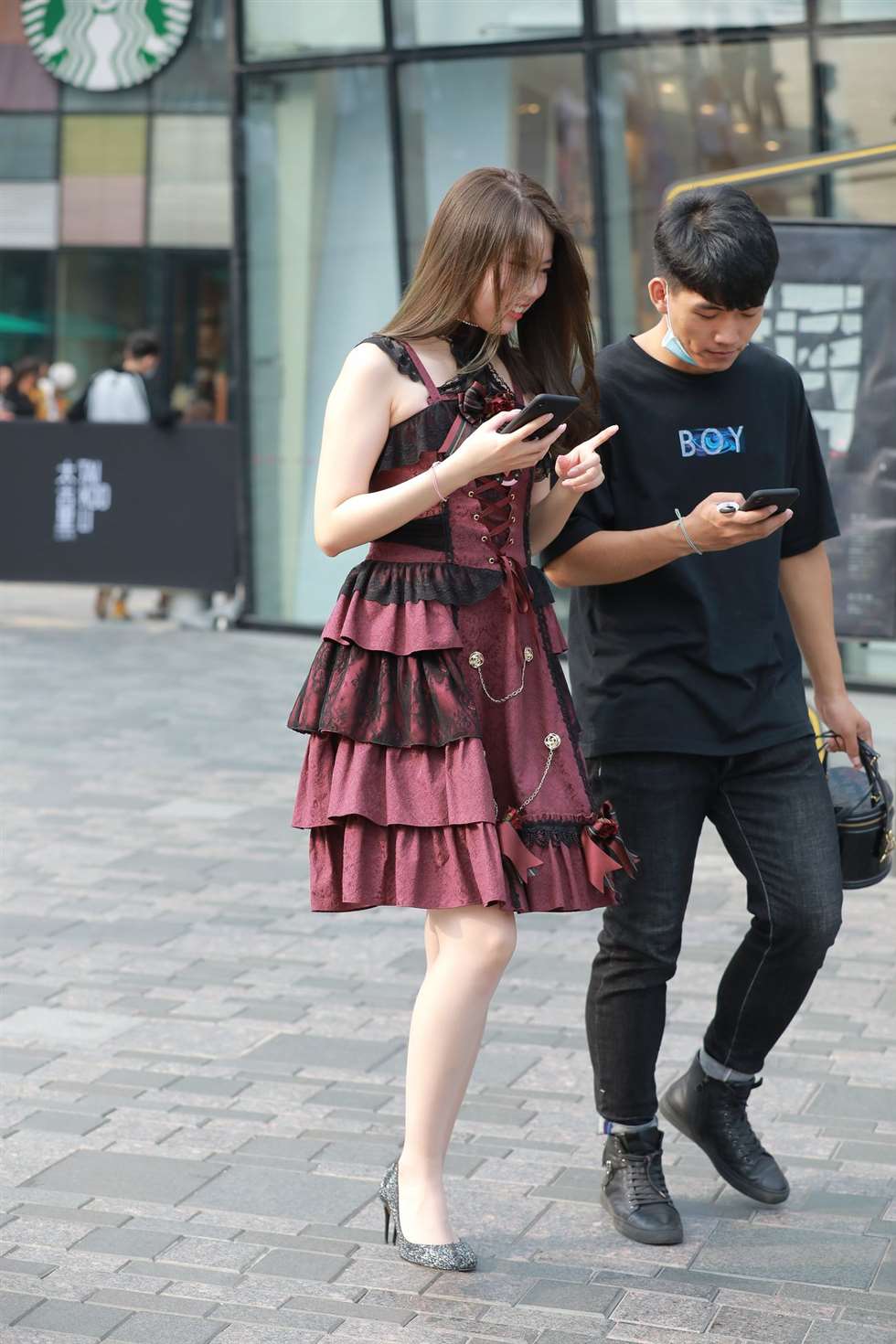 图片[4]-四九城嘎子街拍作品肉丝高跟女友1-街拍流行馆