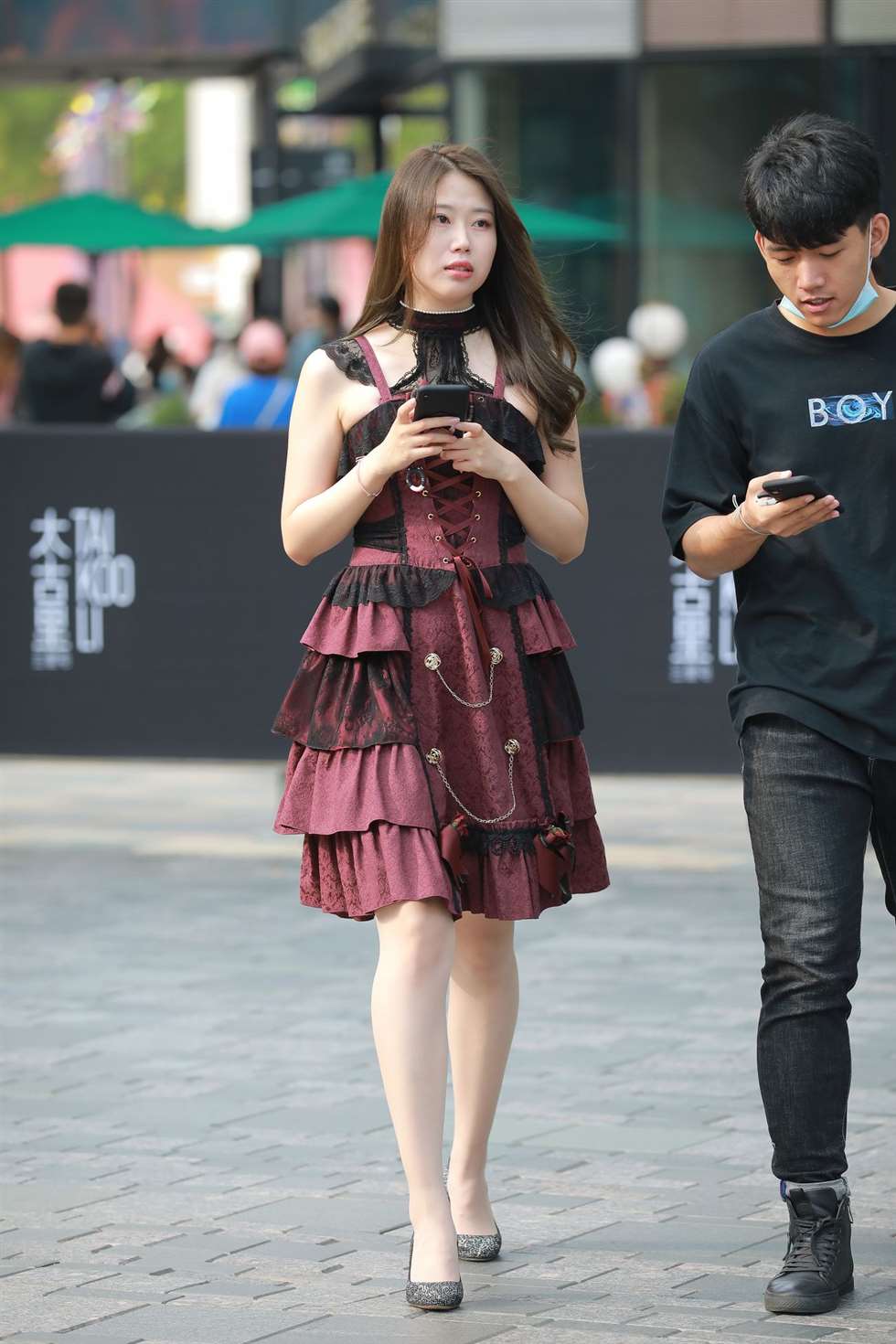 图片[2]-四九城嘎子街拍作品肉丝高跟女友1-街拍流行馆